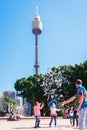 Street entertainer in Sydney, Australia, April 2012