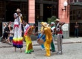 Street entertainers in Old Havana