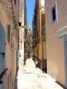 Street in Essaouira, city of the atlantic ocean in Morocco Royalty Free Stock Photo