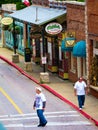 Street in Eureka Springs, Arkansas Royalty Free Stock Photo