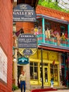 Street in Eureka Springs, Arkansas Royalty Free Stock Photo