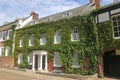 Street in Exeter Cathedral Close Royalty Free Stock Photo