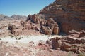 The Street of Facades in the lost city of Petra
