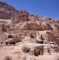 The Street of Facades, Petra, Jordan Royalty Free Stock Photo