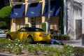 Street of famous Beverly Hills in California summer time