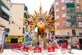 Street Festival Puppet Bonfire Sculpture with Sun