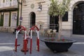 Street fire hydrant in Huelva, Spain