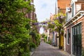 The street of flowers in Alkmaar Royalty Free Stock Photo