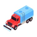 Street Flusher Isometric Icon