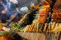 Street food Asian barbecue Royalty Free Stock Photo