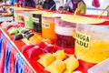 Street food bazaar in Malaysia for iftar during Ramadan fasting