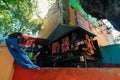 Street food being prepared in La Boca disctrict of Buenos Aires in Argentina - mar 2th 2024