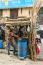 Street food and beverages in Mumbai Bombay, India Royalty Free Stock Photo