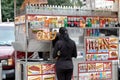 Street Food cart in New York City Royalty Free Stock Photo