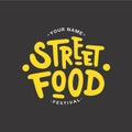 Street food festival logo Design