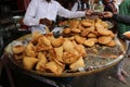 Street food in Jaipur, India. Royalty Free Stock Photo