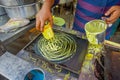 Street food in Little India enclave in George Town, Malaysia