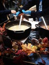 Street food in London east at Borough Market