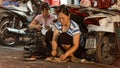 Street food in Old City of Hanoi Royalty Free Stock Photo