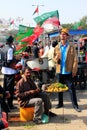 Street Food outside PTI Rally in Karachi, Pakistan