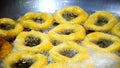 Street food preparation - traditional Peruvian sweets picarones