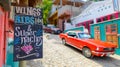 Street food in sayulita town,near punta mita,mexico Royalty Free Stock Photo