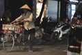 Street food seller in Hanoi Vietnam Royalty Free Stock Photo