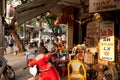 Street food stall in Hanoi Royalty Free Stock Photo