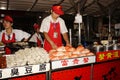 Street Food vendor in Wangfujing street in Beijing