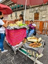 Street food vendors in Mexico City