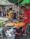 Street food vendors in the streets of Mexico city