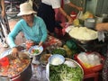 Street foods in Saigon, Vietnam