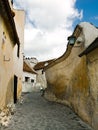 Street fortress (Transylvania) Royalty Free Stock Photo