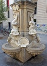 Street Fountain, Barcelona Royalty Free Stock Photo