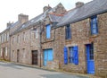 Street in the French brittany Royalty Free Stock Photo