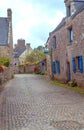 Street in the French brittany Royalty Free Stock Photo