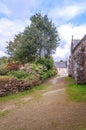 Street in the French brittany Royalty Free Stock Photo