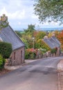 Street in the French brittany Royalty Free Stock Photo