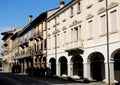 Street in front of the Basilica of St. Anthony in Padua in the Veneto (Italy)