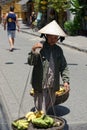 Street fruit seller in Hoi An