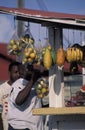 Street fruit shop, Tobago. Royalty Free Stock Photo