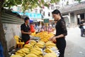 Street fruit stand