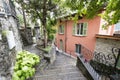 Street in Gandria, Switzerland Royalty Free Stock Photo