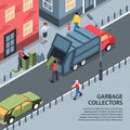Street Garbage Collectors Background