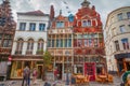 Street of Gent, Belgium Royalty Free Stock Photo