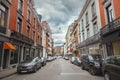 Street of Gent, Belgium Royalty Free Stock Photo