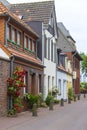 Street in German small town Royalty Free Stock Photo