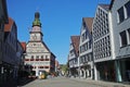 A street in German town Kirchheim unter Teck Royalty Free Stock Photo