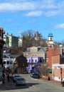 On the street of Gloucester, Massachusetts, the largest city of Cape Ann.