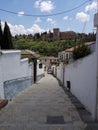 Street Granada Alhambra Royalty Free Stock Photo